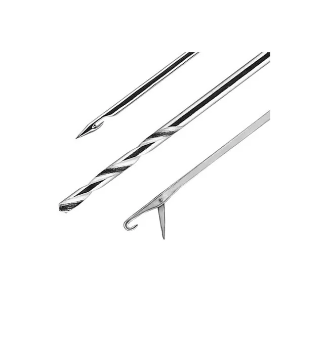 Delphin T-end Grip 3XF Fluo Needle Set und Bohrer Fluoreszierend Boilienadel-Werkzeuge-JJ-Fishing