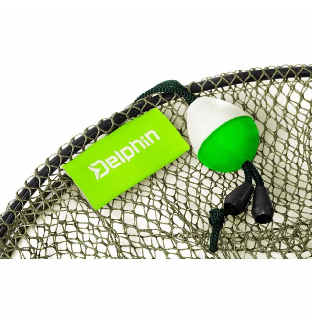 Delphin Setzkescher Base-R 40/120cm Setzkescher Gummiert Anti Smell-Kescher & Kescherzubehör-JJ-Fishing