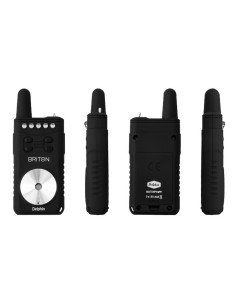 Delphin BRITON 3+1 Bissanzeiger Set 100% Wasserdicht Slim Design Black Edition Transportkoffer-Bite Alarms & Bobbins-JJ-Fishing 2