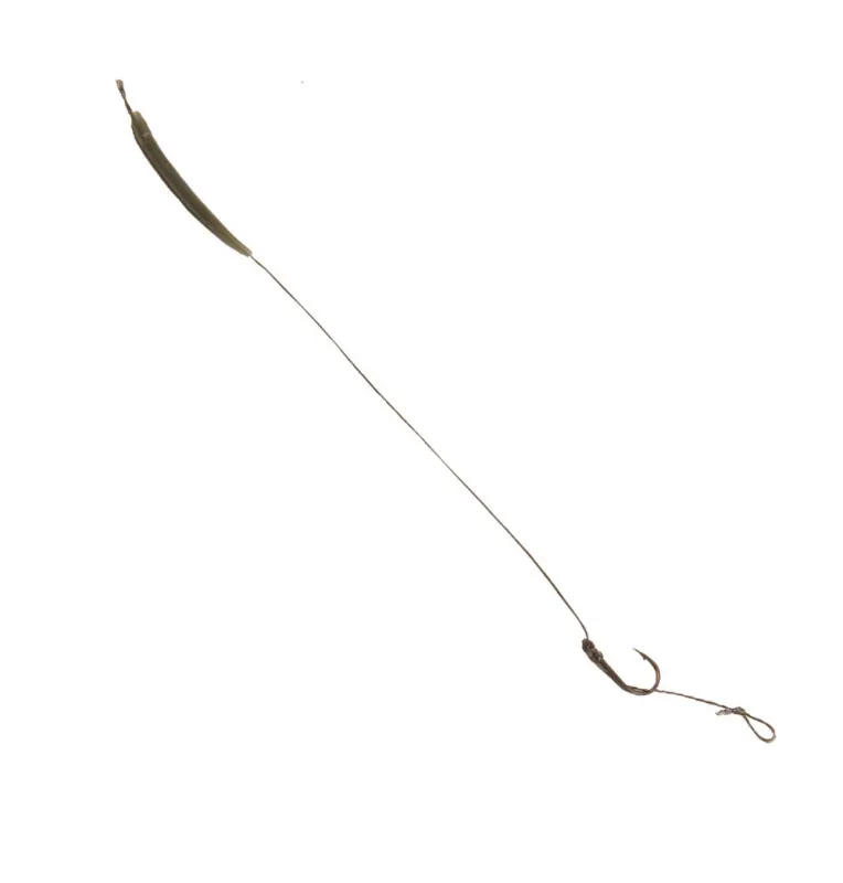 Mivardi EASY Classic Nr.4 Boilie Rig Black with Loop 2 Stk. Karpfen Vorfach-Pre-Compartments-JJ-Fishing