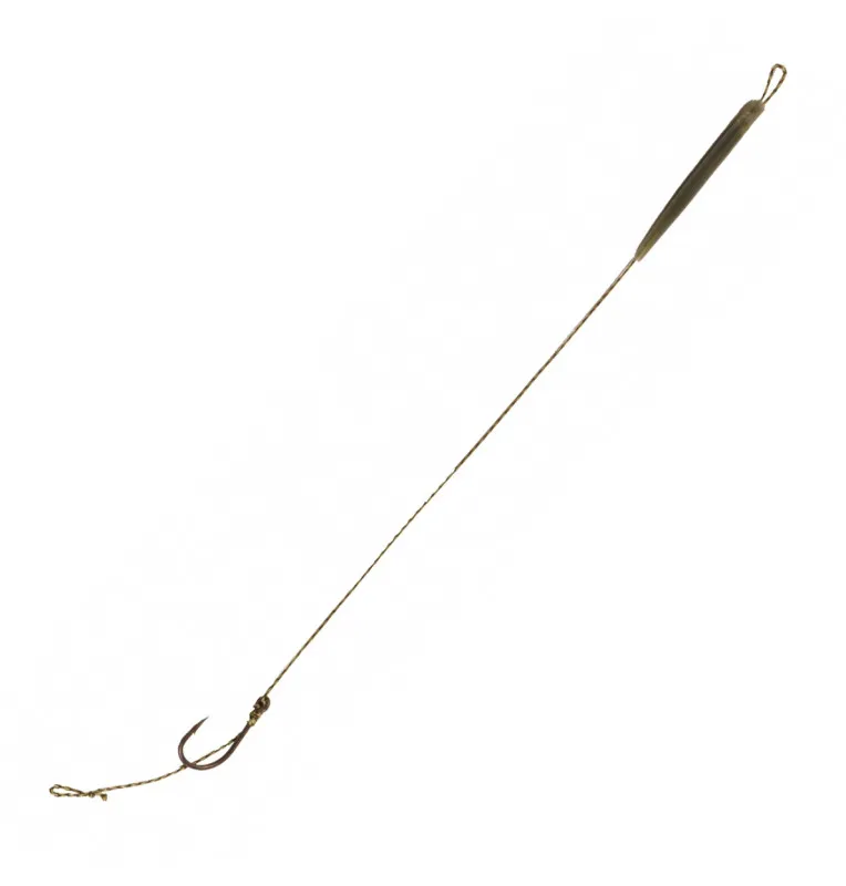 Mivardi Classic Boilie Rig Easy 2 Stück Camou Größe 2 - Karpfen Vorfach Ready to use-Vorfächer-JJ-Fishing