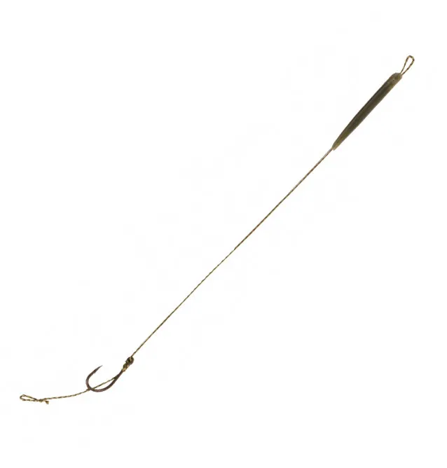 Mivardi Classic Boilie Rig Easy 2 Stück Camou Größe 4 - Karpfen Vorfach Ready to use-Vorfächer-JJ-Fishing