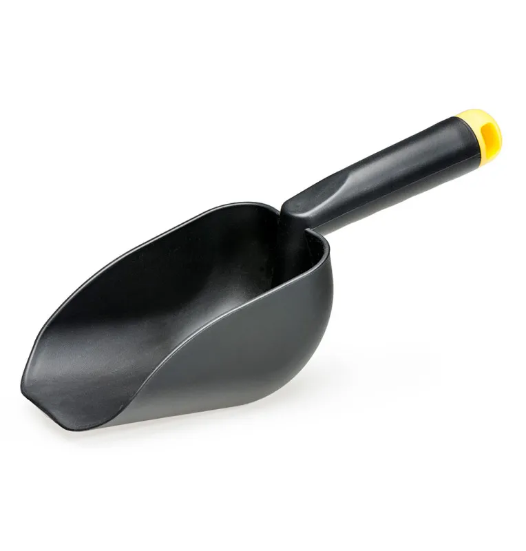 Mivardi Bait Spoon Black & Yellow - Futterschaufel-Boiliewurfrohre & Futterschleudern-JJ-Fishing