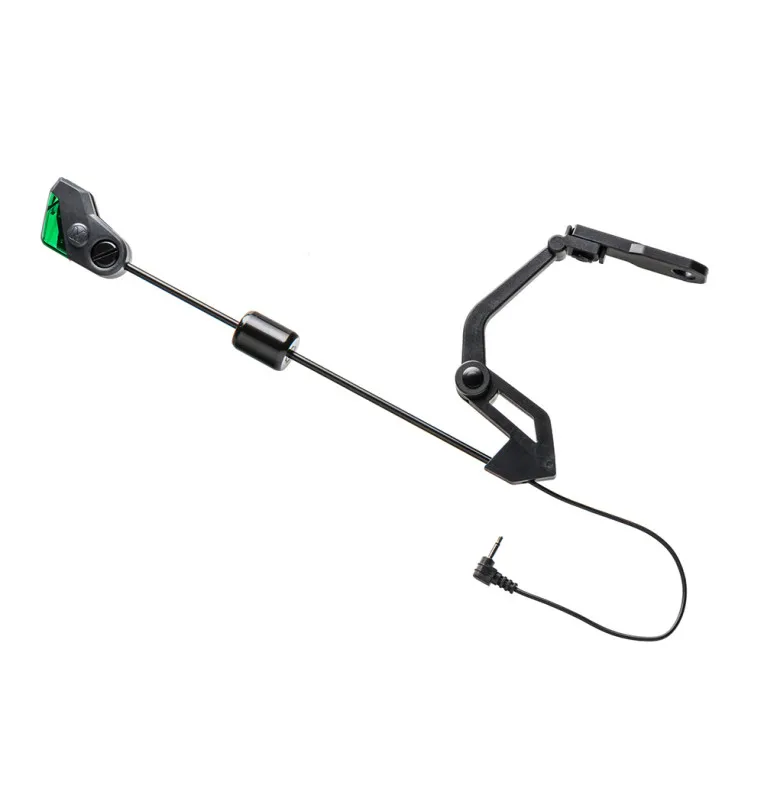 Mivardi MCX66 Swing Arm Bite Indicator grün Extra Iluminated Pendelbissanzeiger-Bissanzeiger & Bobbins-JJ-Fishing