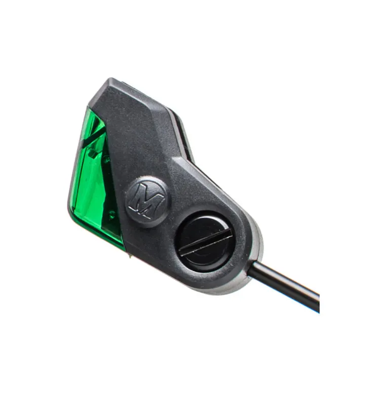 Mivardi MCX66 Swing Arm Bite Indicator grün Extra Iluminated Pendelbissanzeiger-Bissanzeiger & Bobbins-JJ-Fishing