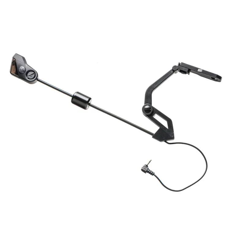 Mivardi MCX66 LED Swing Arm Bite Indicator schwarz Extra Iluminated Pendelbissanzeiger-Bissanzeiger & Bobbins-JJ-Fishing