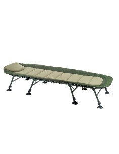 Mivardi Bedchair Comfort XL8 - Angelliege 8-beinig, Karpfenliege, Campingbett-Angelliegen & Angelstühle-JJ-Fishing