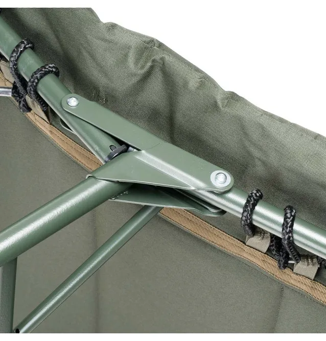 Mivardi Bedchair Comfort XL8 - Angelliege 8-beinig, Karpfenliege, Campingbett-Angelliegen & Angelstühle-JJ-Fishing