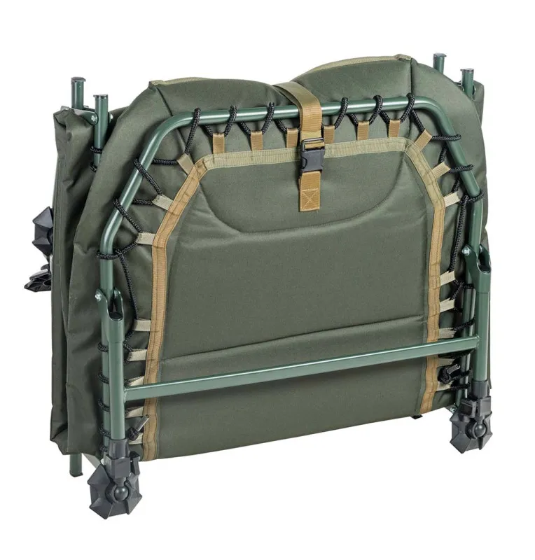 Mivardi Bedchair Comfort XL8 - Angelliege 8-beinig, Karpfenliege, Campingbett-Angelliegen & Angelstühle-JJ-Fishing