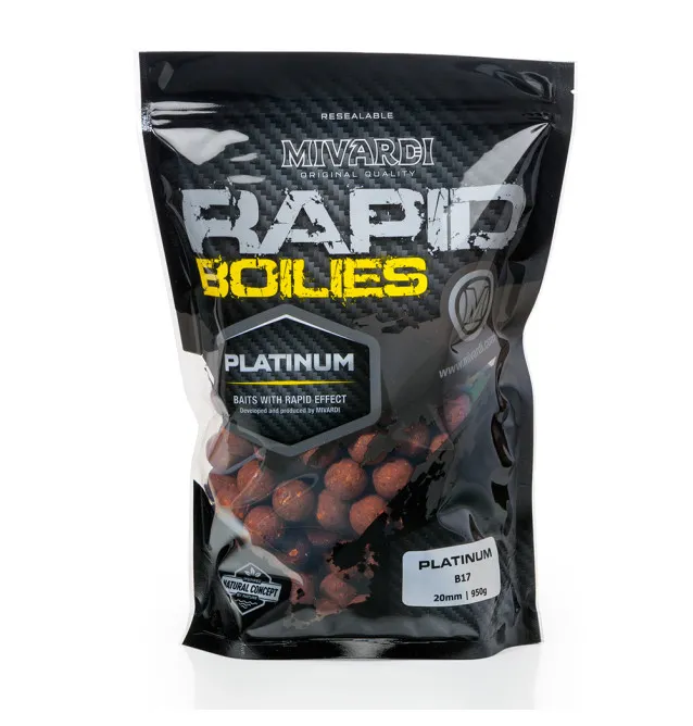 Mivardi Rapid Boilies Platinum - B17 (950g | 16mm) Premium Edition-Boilies-JJ-Fishing
