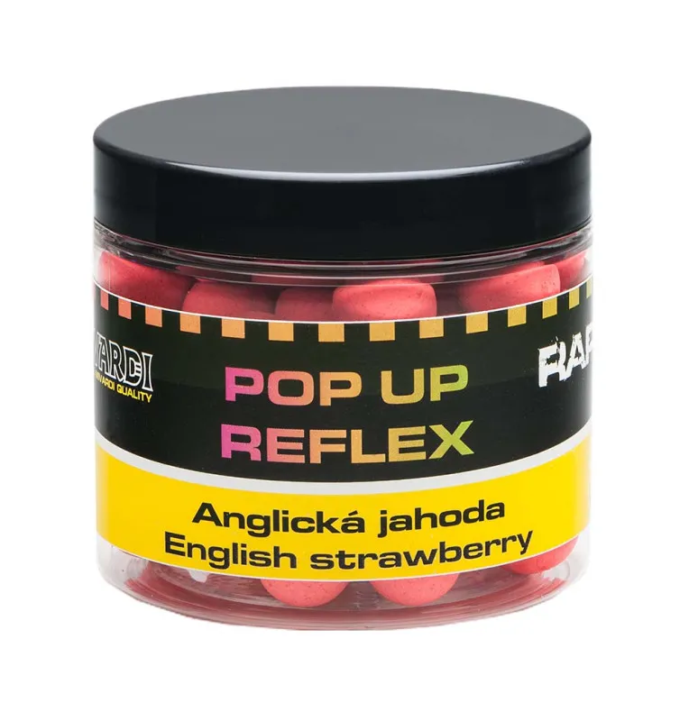 Mivardi Rapid Reflex Fluo Pop Up 10mm 50g English Strawberry High Aromatic-M.F. Pop Up´s-JJ-Fishing