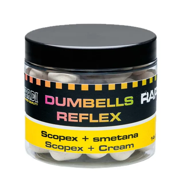 Mivardi Rapid Reflex Pop Up Dumbells Scopex & Cream 70g - High Aromatic-Pop Up´s-JJ-Fishing