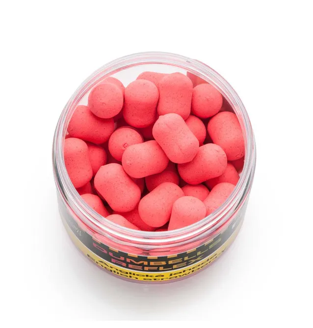 Mivardi Rapid Reflex Fluo Pop Up Dumbells English Strawberry 70g - High Aromatic-Pop Up´s-JJ-Fishing