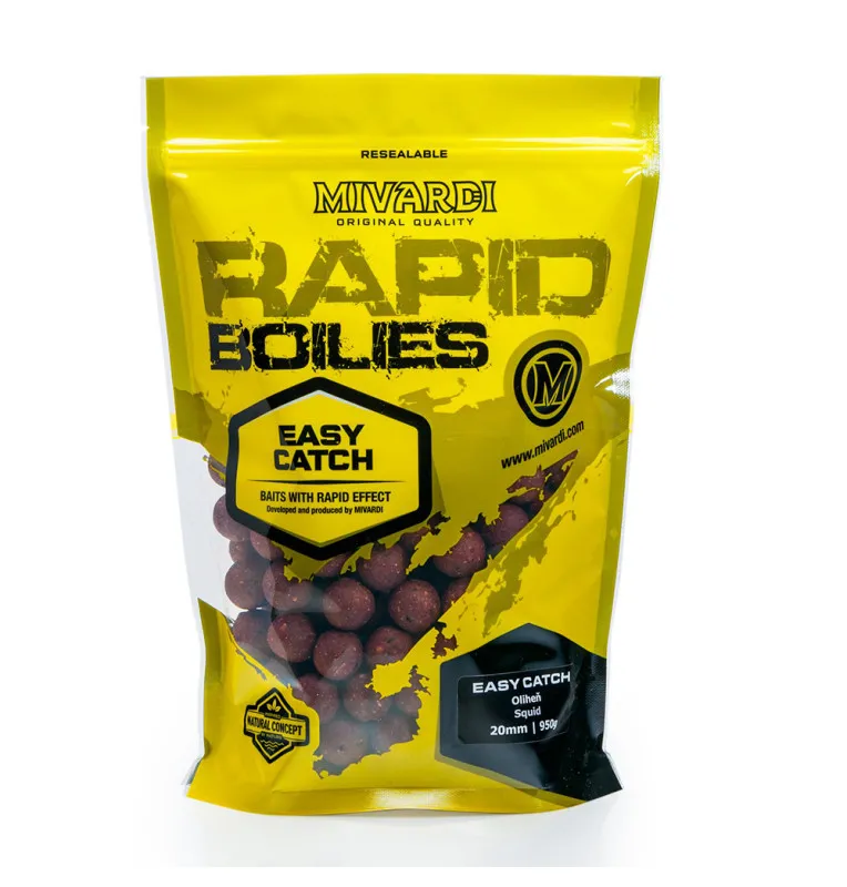 Mivardi Rapid Easy Catch Boilies Squid 20mm 950g-Boilies-JJ-Fishing