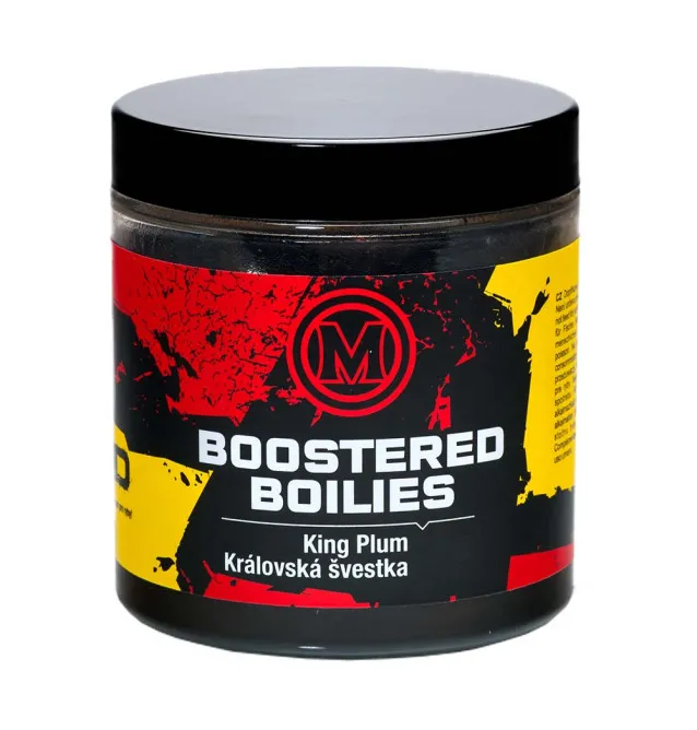 Mivardi Rapid Boostered Boilies King Plum 24mm 250ml - Hakenköder hochintensiv gedippt-Hookbaits-JJ-Fishing