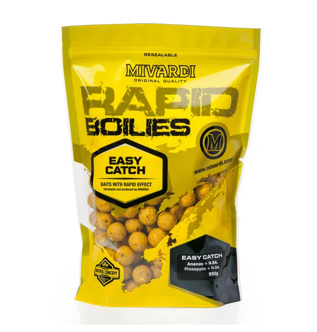 Mivardi Rapid Easy Catch Boilies Pineapple & N-Butyric Acid 24mm 950g-Boilies-JJ-Fishing
