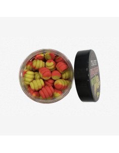 Traper Fluo Duo Color Maggot 10mm Ananas & Tutti-Frutti & Erdbeere 25g UV Active-Wafters-JJ-Fishing 2