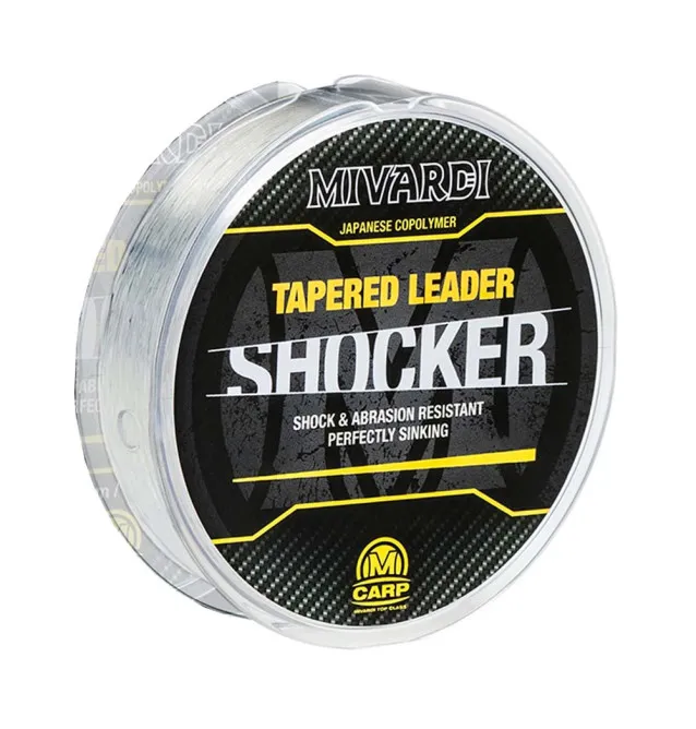 Mivardi Shocker Tapered Leader 0,28-0,57mm 5x15m konische Schlagschnur-Leader & Leadcore-JJ-Fishing