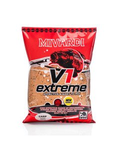 Mivardi V1 Extreme Carp Groundbait Peanut 2850g - Stickmix, Staubfutter-Groundbait & Partikelfutter-JJ-Fishing 2