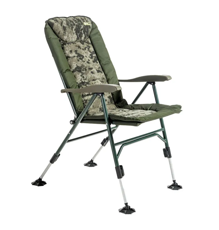Mivardi CamoCODE Quattro Chair Angelsessel Camo Multi Comfort Armchair Carpchair-Fishing couches & fishing chairs-JJ-Fishing