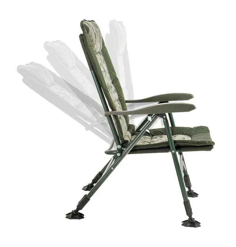 Mivardi CamoCODE Quattro Chair Angelsessel Camo Multi Comfort Armchair Carpchair-Fishing couches & fishing chairs-JJ-Fishing
