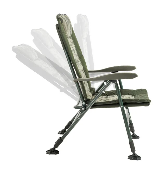Mivardi CamoCODE Quattro Chair Angelsessel Camo Multi Comfort Armchair Carpchair-Fishing couches & fishing chairs-JJ-Fishing