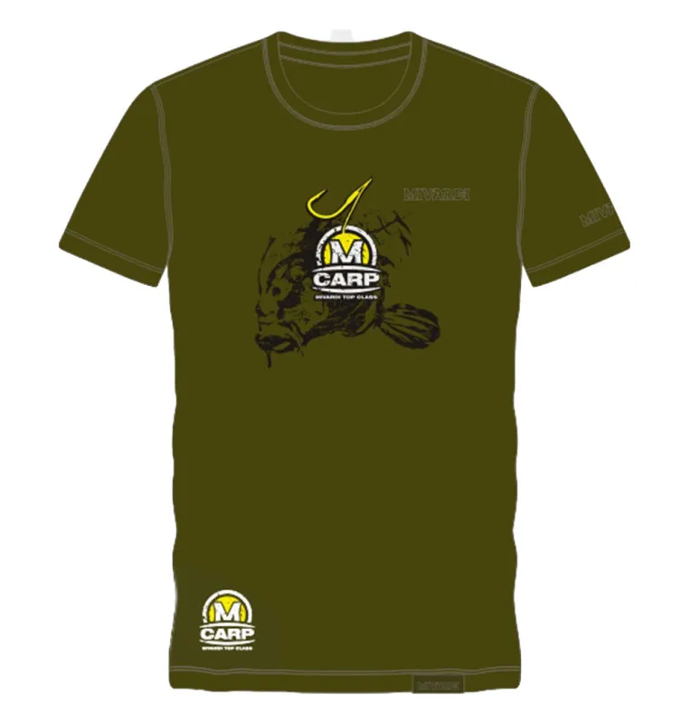 Mivardi MCW M-Carp M T-Shirt Team Edition Grün-Hoodie, Shirts, Jackets & Co-JJ-Fishing