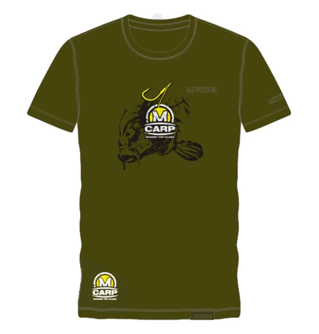 Mivardi T-Shirt MCW M-Carp M Grün-Hoodie, Shirts, Jacken & Co-JJ-Fishing