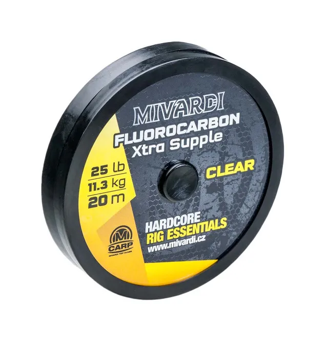 Mivardi Fluorocarbon Xtra Supple 25lb 20m - Vorfachmaterial-Vorfachmaterial & Montage-Zubehör-JJ-Fishing