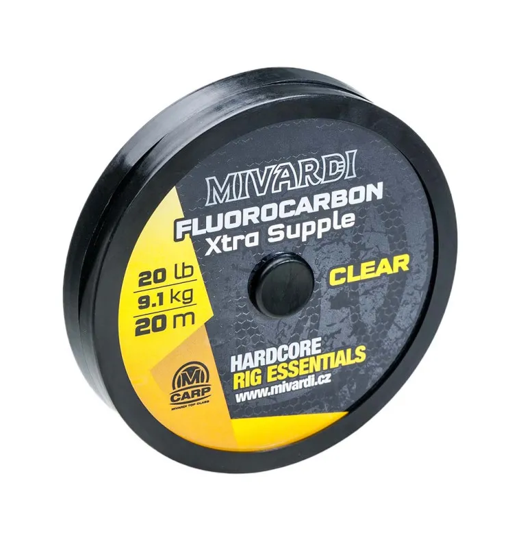 Mivardi Xtra Supple 20 lb Fluorocarbon 20m Vorfachmaterial-Leader material & mounting accessories-JJ-Fishing