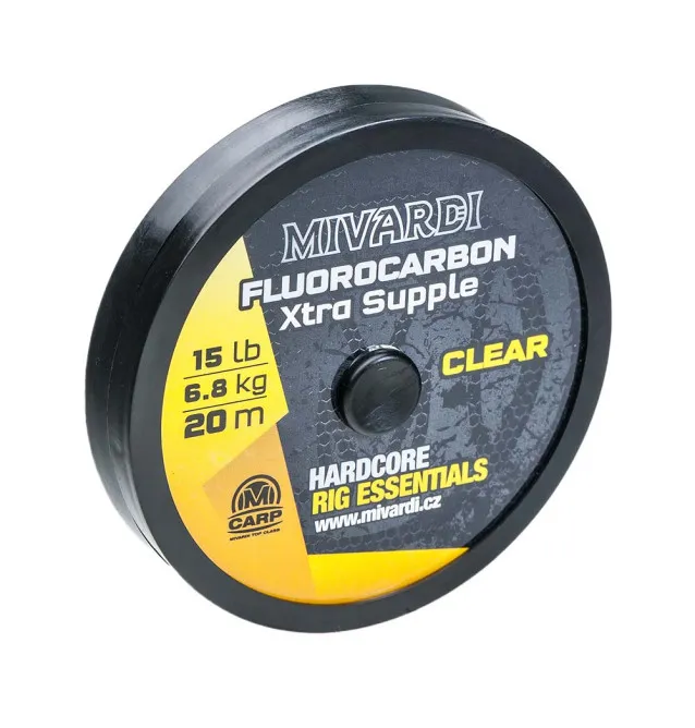 Mivardi Fluorocarbon Xtra Supple 15lb 20m - Vorfachmaterial-Vorfachmaterial & Montage-Zubehör-JJ-Fishing