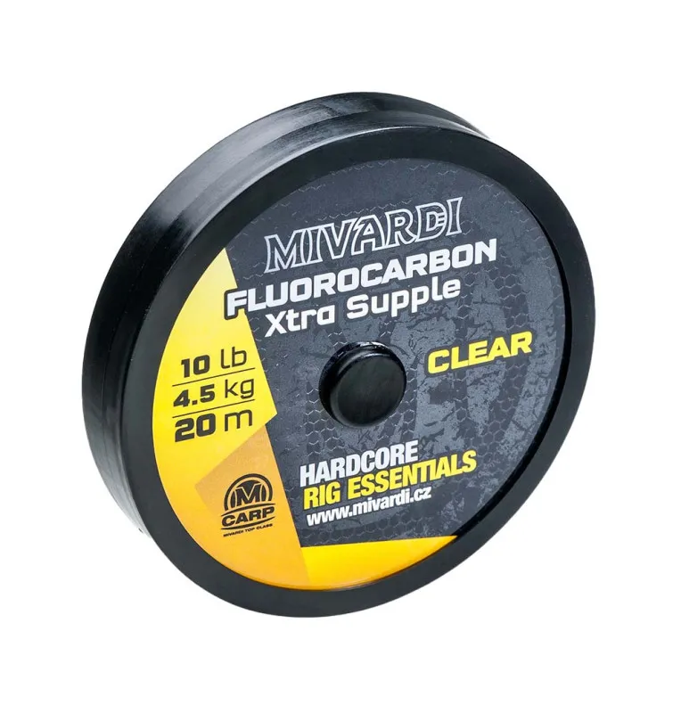 Mivardi Fluorocarbon Xtra Supple 10lb 20m - Vorfachmaterial-Vorfachmaterial & Montage-Zubehör-JJ-Fishing