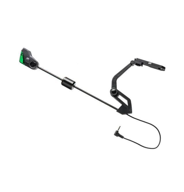 Mivardi MCX 66 RGB Swing Arm Set Multi Color LED Pendelbissanzeiger Black Edition mit Hardcase-Bite Alarms & Bobbins-JJ-Fishing