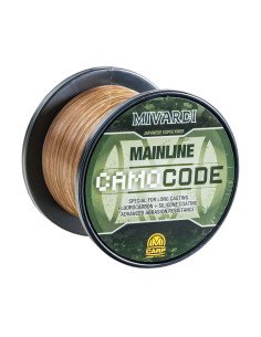 Mivardi CamoCode Mainline 1200m 0,385 mm 14,50kg - Monofile Angelschnur, Hauptschnur, Weitwurf Schnur-Schnüre-JJ-Fishing