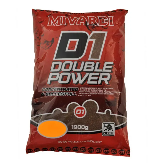 Mivardi D1 Carp Groundbait 1900g Roach Black - Competition Bait, Wettkampf Köder, Staubfutter-Groundbait & Partikelfutter-JJ-...