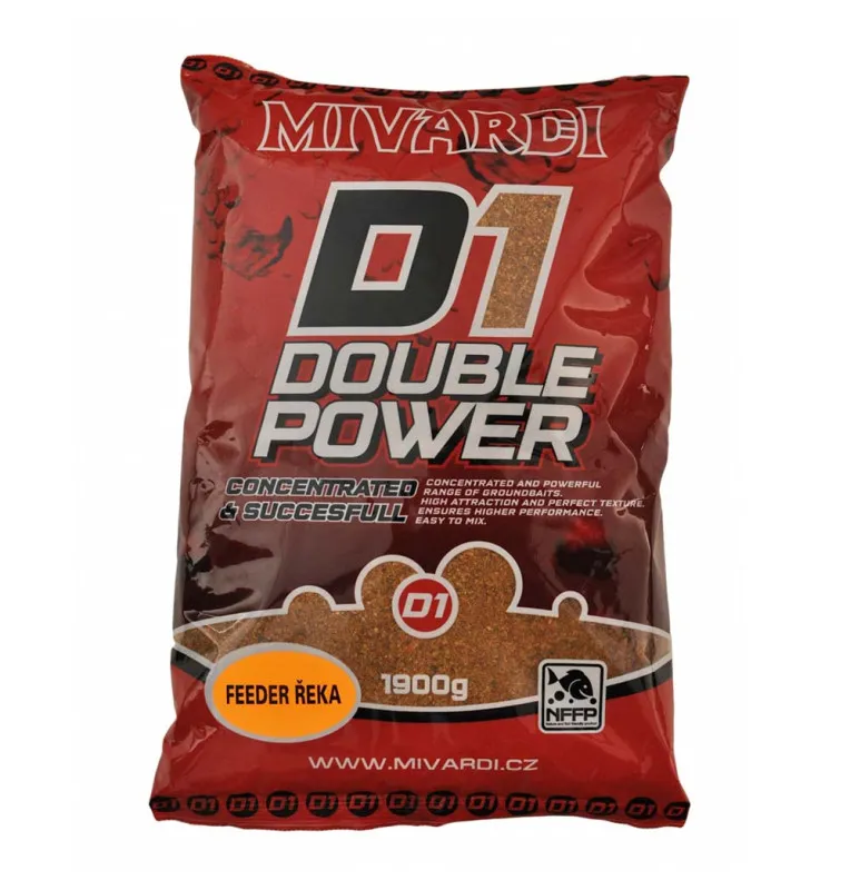 Mivardi D1 Carp Groundbait 1900g Feeder River - Competition Bait, Wettkampf Köder, Staubfutter-M.F. Groundbait-JJ-Fishing