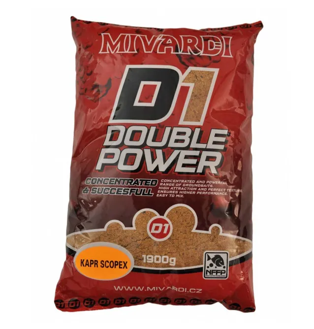 Mivardi D1 Carp Groundbait 1900g Carp Scopex - Competition Bait, Wettkampf Köder, Staubfutter-M.F. Groundbait-JJ-Fishing
