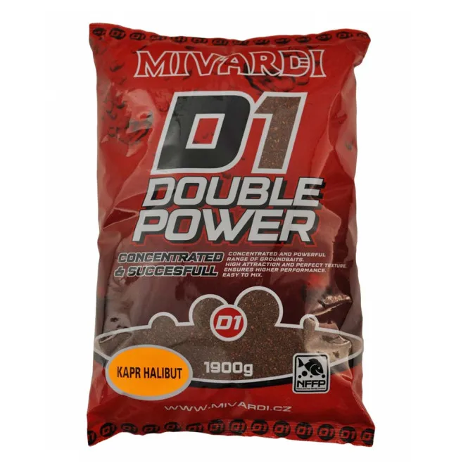 Mivardi D1 Carp Groundbait 1900g Carp Halibut - Competition Bait, Wettkampf Köder, Staubfutter-Groundbait & Partikelfutter-JJ...