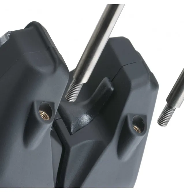 Mivardi MX9 3+1 Funkbissanzeiger Set inklusive Case - Wireless Bitealarm Set, Multicolor LED-Bissanzeiger & Bobbins-JJ-Fishing