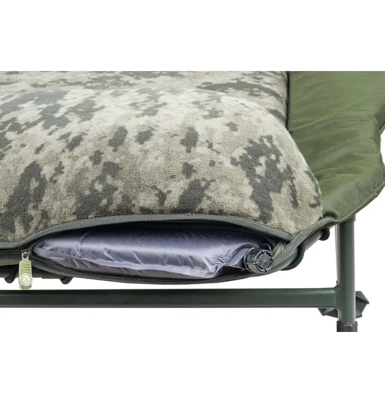 Mivardi Bedchair CamoCode Air 8 - 8-Bein Angelliege Bedchair Ultra Comfort-Angelliegen & Angelstühle-JJ-Fishing