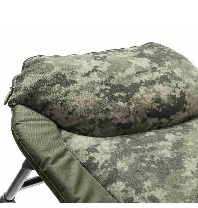 Mivardi Bedchair CamoCode Flat 8 - 8-Bein Angelliege Bedchair-Angelliegen & Angelstühle-JJ-Fishing
