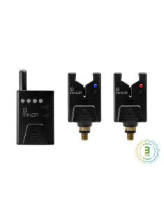 Delphin MINOR 2+1 Bissanzeiger-Set Wasserdicht Ultra Slim Design GB Old School-Bissanzeiger & Bobbins-JJ-Fishing