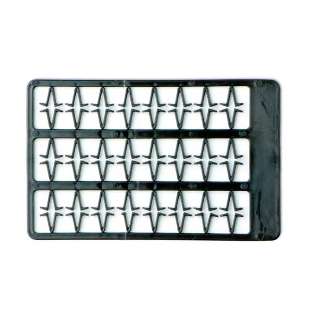 Mivardi Boilie Stopper V-Form 96 Stück M dark - Bait Stops-Stopper & Baitscrews-JJ-Fishing