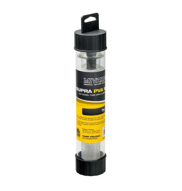Mivardi PVA Supramesh Tube 16mm 7m - mit Plunger, Wasserlösliches Netz-PVA-JJ-Fishing