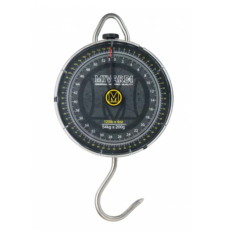 Mivardi Hardcore Scale -54kg - analoge Waage-Abhakmatten & Wiegeschlingen-JJ-Fishing