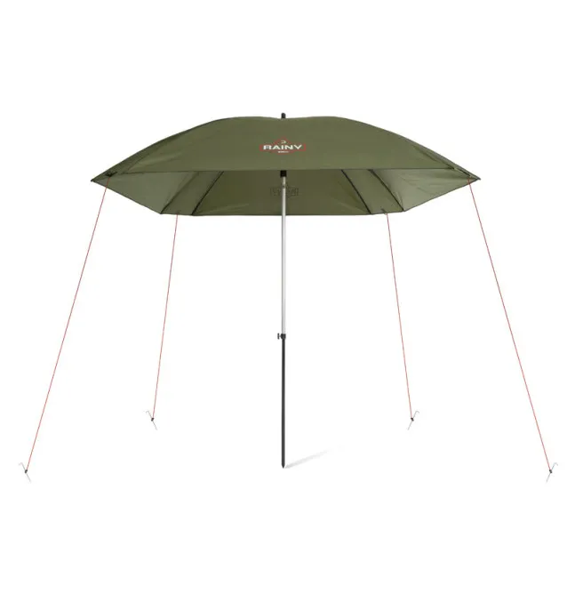 Delphin RAINY 250cm Regenschirm Quadratisch Angelschirm Grün Kippbar-Schirme & Zelte-JJ-Fishing