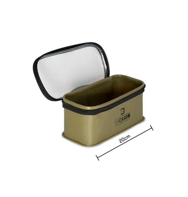 Delphin UniCASE L EVA-Tasche 20x10x8cm Endtackle Bag Wasserdichte Angeltasche PVA Bag-Zubehörtaschen-JJ-Fishing