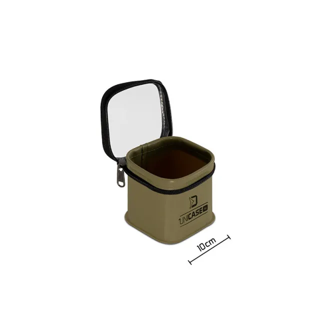 Delphin UniCASE M EVA-Tasche 10x10x8cm Endtackle Bag Wasserdichte Angeltasche PVA Bag-Zubehörtaschen-JJ-Fishing