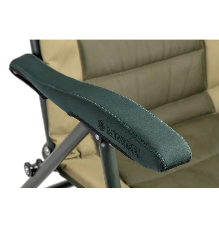 Mivardi Armlehnenüberzug Comfort 2 Stück - Arm Rest Sleeves, Armlehnen Schutz, Neopren-Angelliegen & Angelstühle-JJ-Fishing