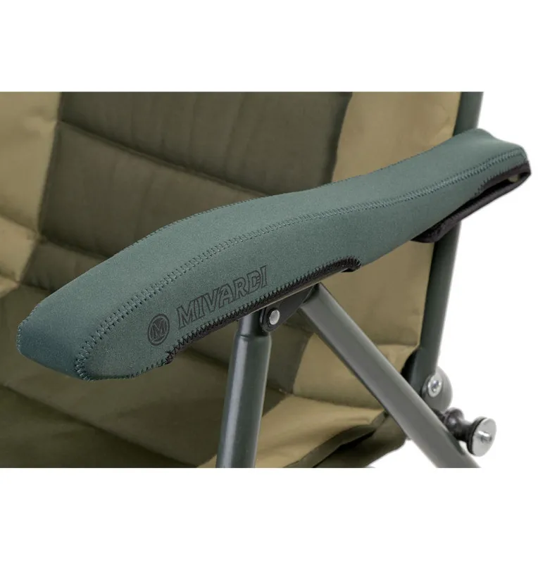 Mivardi Armlehnenüberzug Comfort 2 Stück - Arm Rest Sleeves, Armlehnen Schutz, Neopren-Angelliegen & Angelstühle-JJ-Fishing